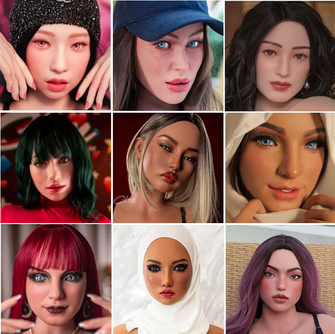 Climax Sex Doll Head