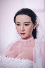 JY 160cm Pregnant Silicone Head Lulu