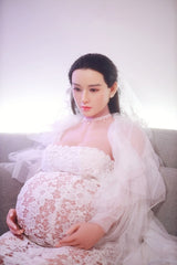 JY 160cm Pregnant Silicone Head Lulu