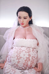 JY 160cm Pregnant Silicone Head Lulu