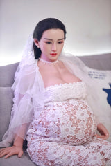 JY 160cm Pregnant Silicone Head Lulu