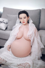 JY 160cm Pregnant Silicone Head Lulu