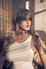 158cm D-cup Olivia, tanned pussy cat