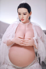 JY 160cm Pregnant Silicone Head Lulu